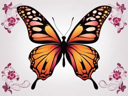 butterfly clipart - a graceful and fluttering butterfly design. 