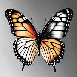 Small butterfly tattoo ideas, Inspiration for small and subtle butterfly tattoo designs.  viviid colors, white background, tattoo design