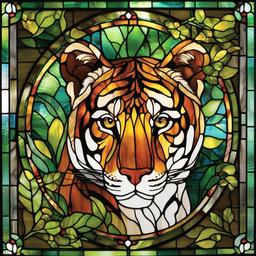 Stained Glass Windows Animals - Transform your windows with the enchanting beauty of stained glass featuring various animals, creating a vibrant and artistic atmosphere.  