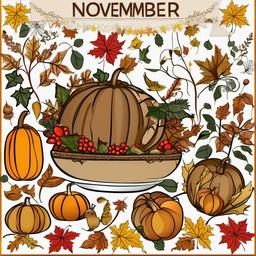 November  clipart