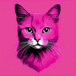 Cat Background Wallpaper - cat pink background  