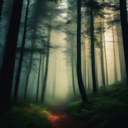 Forest Background Wallpaper - aesthetic foggy forest wallpaper  
