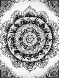 intricate mandala - design a mandala tattoo with intricate details and patterns, representing balance and unity. 