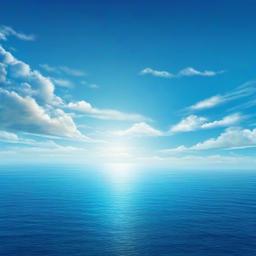 Ocean Background Wallpaper - blue sky and sea wallpaper  