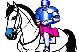 knight clipart - sir galahad, a noble and valiant knight. 