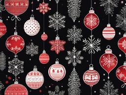 Christmas Pattern Wallpaper  