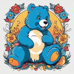 care bear tattoo  simple vector color tattoo