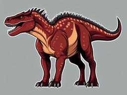 Carnotaurus Clipart,Fierce and menacing carnotaurus  vector clipart