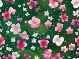 Spring Glitter Background  