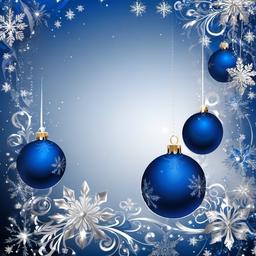 Christmas Background Wallpaper - christmas background blue and silver  