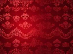 Red Background Background-Dark and light red layers with subtle baroque floral motifs  background wallpaper