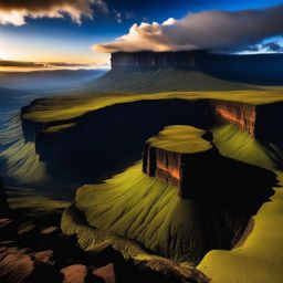 mount roraima, venezuela - imagine the otherworldly landscapes of mount roraima, with its towering flat-topped summit. 