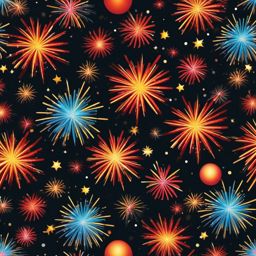 Fireworks Burst Emoji Sticker - Explosive spectacle, , sticker vector art, minimalist design