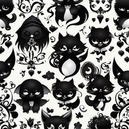 Cute Goth Wallpaper - Cute goth-inspired design  ,background wallpaper