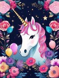 Birthday Background Wallpaper - unicorn backdrop  