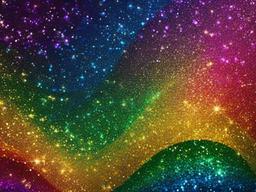 Background Rainbow Glitter  