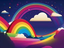 Rainbow Poster Background  