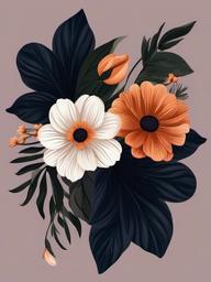 Dark Floral Background  ,mobile iphone background wallpaper