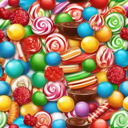 Candies clipart - assorted candies in a bowl  