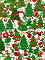 Clip art Christmas free images, A variety of free-to-use Christmas-themed graphics.  simple, 2d flat