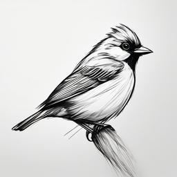 easy sketch of bird  minimal rough sketch scribbles,doodles,black and white