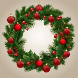 Christmas Wreath  clipart