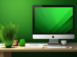 Desktop Background Green - Refreshing green background optimized for desktop screens.  background wallpaper