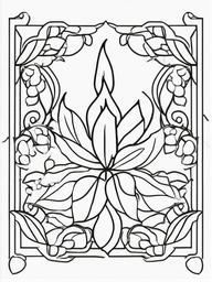 Acorn Crafts Coloring Pages - Creative Projects with Acorns  minimal black outline printable sheet, coloring page