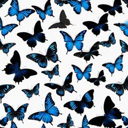 Butterfly Background Wallpaper - blue and black butterfly wallpaper hd  