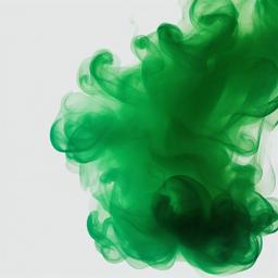 Smoke Background - green smoke transparent background  