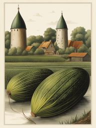 spreewald gherkin tradition - illustrate the unique spreewald tradition of gherkin cultivation, depicting farms and local delights. 