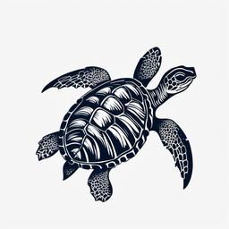 Pictures of Sea Turtle Tattoos - Explore pictures of sea turtle tattoos to find inspiration and visualize different design possibilities.  simple color tattoo,minimal vector art,white background