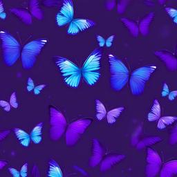 Purple Background Wallpaper - blue and purple butterfly wallpaper  