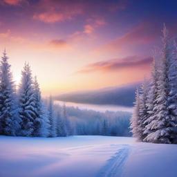 Winter background wallpaper - snowy sky wallpaper  