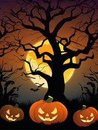 Halloween Background Wallpaper - spooky tree background  