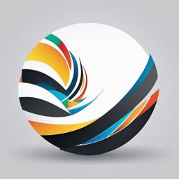 Creative World  minimalist design, white background, professional color logo vector art