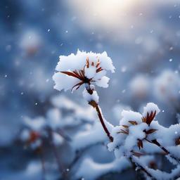 Winter background wallpaper - snow flower background  
