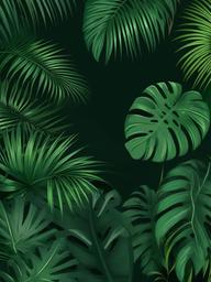 Dark Green Jungle Wallpaper  ,mobile iphone background wallpaper