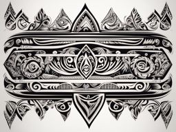 polynesian tattoo, featuring intricate tribal designs inspired by the rich culture of polynesia. 