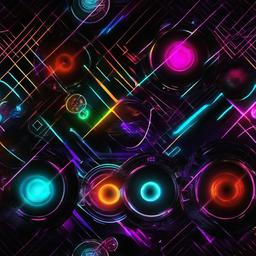 Neon Background Wallpaper - neon dj wallpaper  