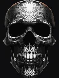 Black Skull Wallpaper  ,mobile iphone background wallpaper