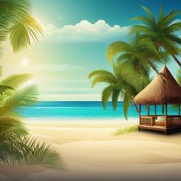 Beach background - beach resort background  