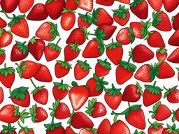 strawberry clipart - ripe and juicy, perfect for picking. 