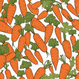 carrot clipart: harvested from a community garden. 