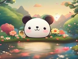 cute korean cartoon wallpaper  ,desktop background wallpaper