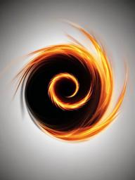 Fire Wallpaper - Fire swirling in spiral motion  background wallpaper