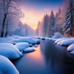 Winter background wallpaper - beautiful snow background  