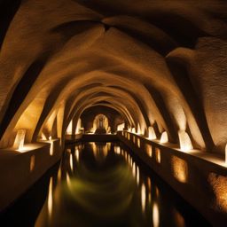 the crystal catacombs: parisian undergrounds transformed 