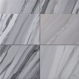 Porcelain tiles resembling Grey Bardiglio marble with a matte sheen top view, product photoshoot realistic background, hyper detail, high resolution