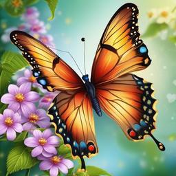 Butterfly Background Wallpaper - cute butterfly background pictures  